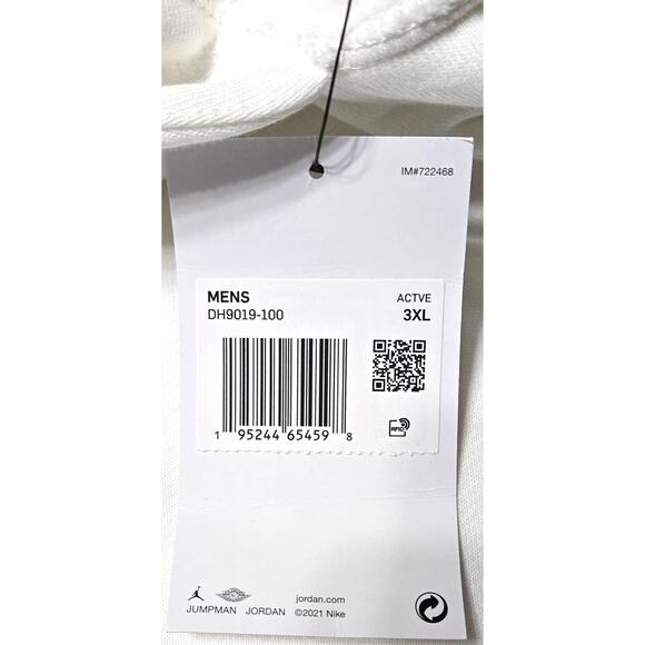 Jordan Size 3XL Men's White Air Jordan Flight Collection Hoodie - Picture 3 of 9